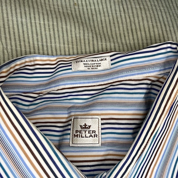 Peter Millar Long Sleeve Button Up Shirt - Picture 5 of 6